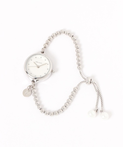 niko and...(ニコアンド)の「チェーンブレスレットウォッチ(アナログ腕時計・レディース・イエロー/グレー・0)」の14枚目の写真