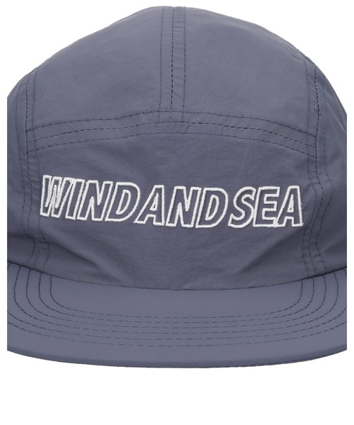 WIND AND SEA(ウィンダンシー)の「BIG LOGO JET CAP(キャップ・メンズ・ブルーグレー/ブラック/カーキ・F)」の8枚目の写真