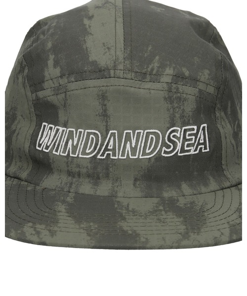 WIND AND SEA(ウィンダンシー)の「BIG LOGO JET CAP(キャップ・メンズ・ブルーグレー/ブラック/カーキ・F)」の4枚目の写真