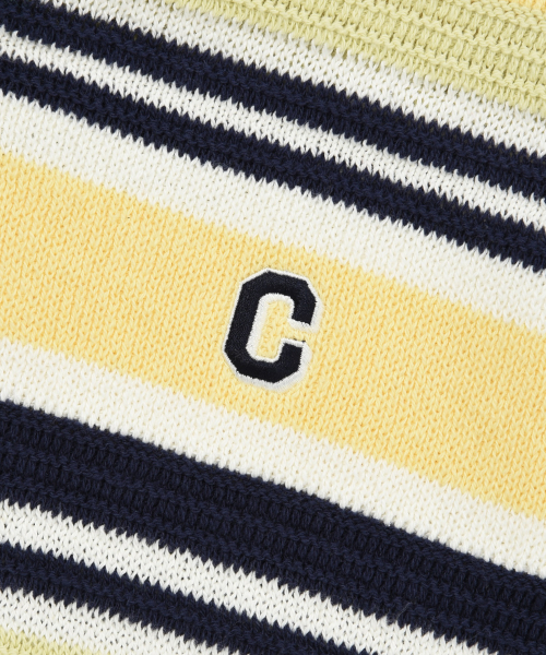 COVERNAT(カバーナット)の「マルチストライプニットベストイエロー(ベスト・レディース・その他・SMALL/X-LARGE/LARGE/MEDIUM)」の4枚目の写真