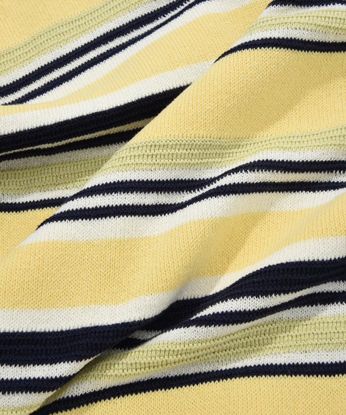 COVERNAT(カバーナット)の「マルチストライプニットベストイエロー(ベスト・レディース・その他・SMALL/X-LARGE/LARGE/MEDIUM)」の6枚目の写真