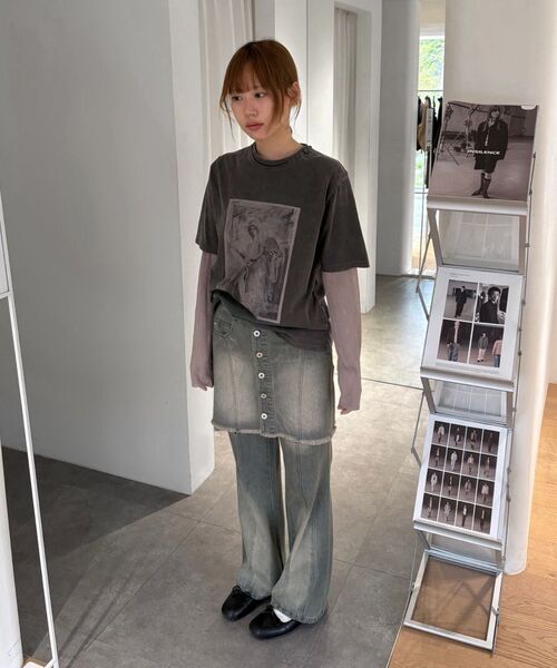 INSILENCE WOMEN（インサイレンスウーマン）の「ディバイドデニムスカートASH GREY（スカート・レディース・その他・SMALL/MEDIUM/LARGE）」の13枚目の写真
