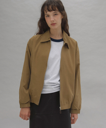 ANDNEEDS（アンドニーズ）の「Lagom stripe blouson (olive)（ブルゾン）」