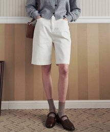 LOEIL（ロエイユ）の「フラットハーフホワイトデニムパンツ（その他パンツ）」