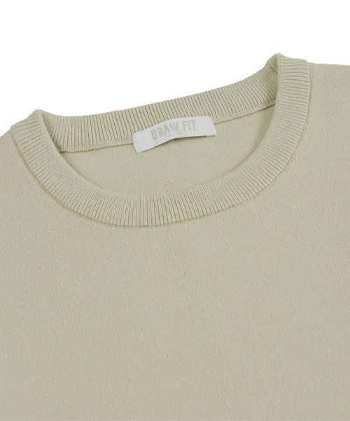 DRAW FIT（ドローフィット）の「ソフトエッセンシャルラウンドニット [サンドベージュ]（ニット/セーター・メンズ・その他・LARGE/MEDIUM/X-LARGE）」の5枚目の写真