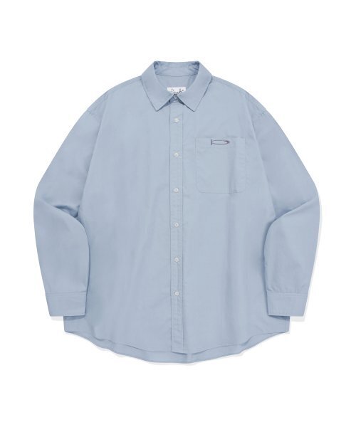 PHYSICAL DEPARTMENT(フィジカル デパートメント)の「P-ACTIVE オーバーサイズシャツ ライトブルー(シャツ/ブラウス・レディース・その他・LARGE/MEDIUM/SMALL)」の2枚目の写真