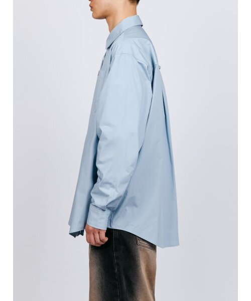 PHYSICAL DEPARTMENT(フィジカル デパートメント)の「P-ACTIVE オーバーサイズシャツ ライトブルー(シャツ/ブラウス・レディース・その他・LARGE/MEDIUM/SMALL)」の12枚目の写真
