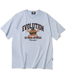 ヴィンテージハンバーガーグラフィックTシャツ - パープル