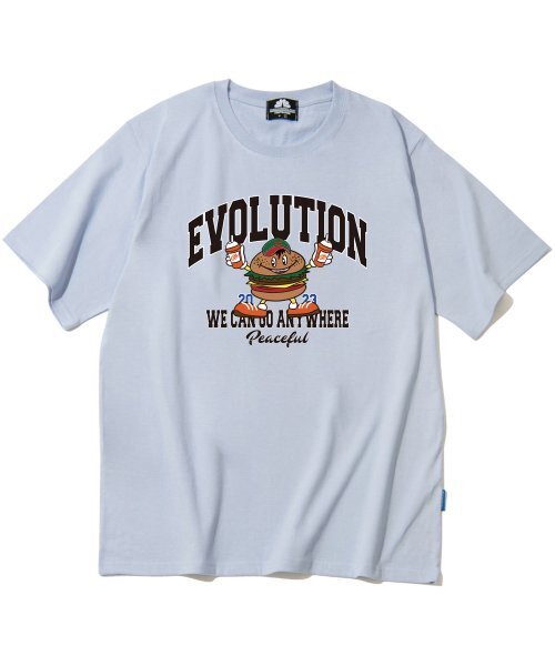 TRIPSHION(トリップション)の「ヴィンテージハンバーガーグラフィックTシャツ - パープル(Tシャツ/カットソー・メンズ・その他・LARGE/MEDIUM/X-LARGE)」の1枚目の写真