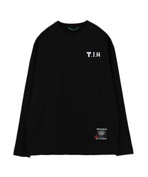 トンプソンビレッジ 地球星エイリアン ラウンドTシャツ (ブラック)