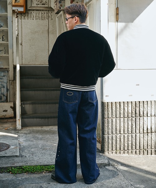 AFB（エーエフビー）の「SIGNATURE BOMBER JACKET（ブルゾン・メンズ・ブラック/ブルー・L/M）」の15枚目の写真