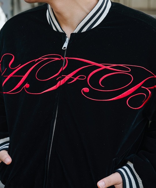 AFB（エーエフビー）の「SIGNATURE BOMBER JACKET（ブルゾン・メンズ・ブラック/ブルー・L/M）」の17枚目の写真