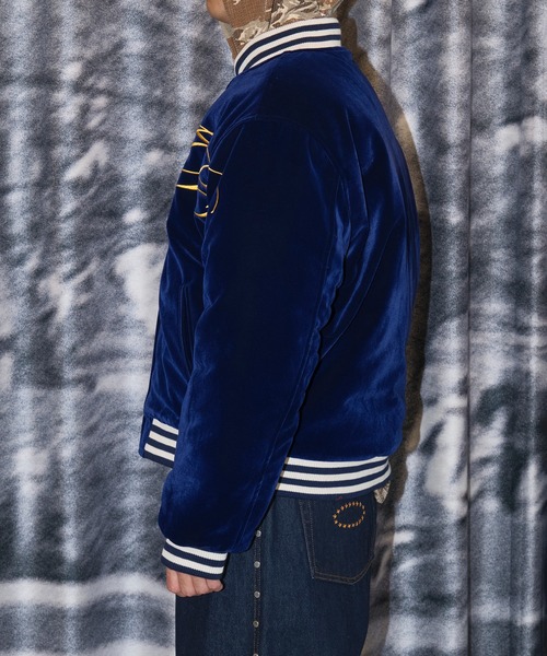 AFB（エーエフビー）の「SIGNATURE BOMBER JACKET（ブルゾン・メンズ・ブラック/ブルー・L/M）」の21枚目の写真