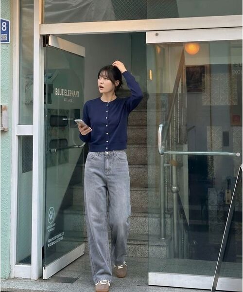CHAMBROS（チャンブロス）の「ウィメンズセミワイドウォッシングデニムパンツ[グレー]（デニムパンツ・レディース・その他・SMALL/MEDIUM/LARGE/X-LARGE/S-Long/M-Long/L-Long/XL-Long）」の7枚目の写真