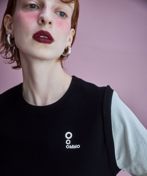 OMMO(オーエムエムオー)の「MULTICOLOR LAYERED KT TOP(ニット/セーター・レディース・ブルー/グレー/ブラック/ピンク・F)」の14枚目の写真