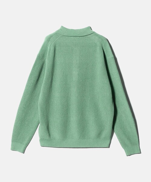 BEAUTY&YOUTH UNITED ARROWS（ビューティーアンドユースユナイテッドアローズ）の「ギマ コットン アゼ 3ボタン ポロカラー ニット ウォッシャブル（ニット/セーター・メンズ・ケリーグリーン/コバルトブルー・XL/L/M/S）」の20枚目の写真