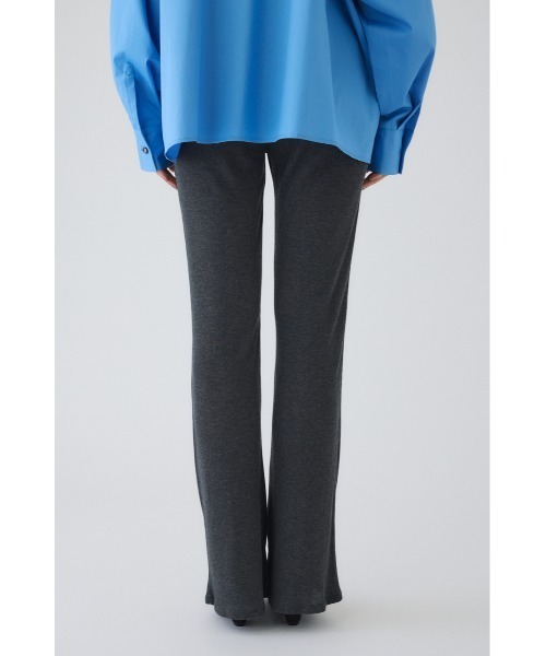 RIM.ARK（リムアーク）の「Fluffy touch rib jersey PT フラフィータッチリブジャージーパンツ（スラックス・レディース・チャコールグレー/ブラック・38/36）」の12枚目の写真
