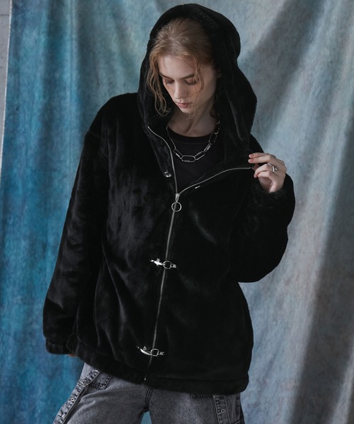 SERACE】2way fireman volume fur blouson / 2wayファイヤーマン