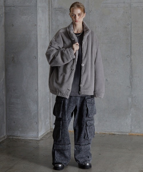 SERACE】2way fireman volume fur blouson / 2wayファイヤーマン