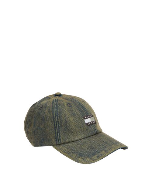 tommy jeans（トミー ジーンズ）の「ヘリテージオーバーダイデニムキャップ（キャップ・メンズ・ブルー/グレー・FREE）」の2枚目の写真