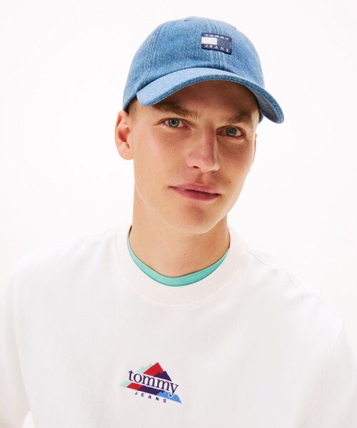 tommy jeans（トミー ジーンズ）の「ヘリテージオーバーダイデニムキャップ（キャップ・メンズ・ブルー/グレー・FREE）」の5枚目の写真