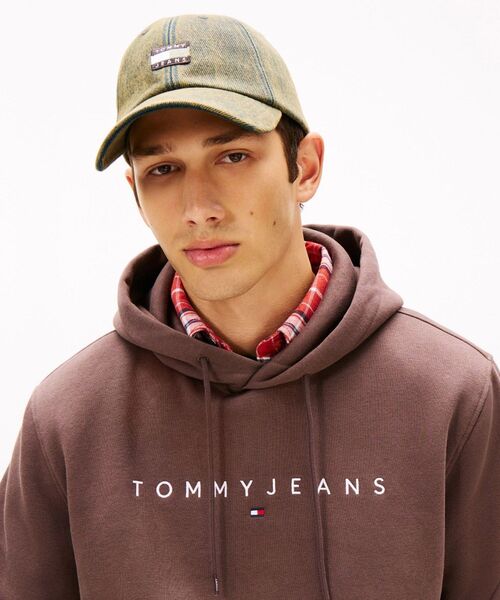 tommy jeans（トミー ジーンズ）の「ヘリテージオーバーダイデニムキャップ（キャップ・メンズ・ブルー/グレー・FREE）」の8枚目の写真