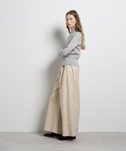 LANVIN en Bleu(ランバンオンブルー)の「ラメジップアップリブニット(ニット/セーター・レディース・グレー/チャコールグレー/ベージュ・38)」の5枚目の写真