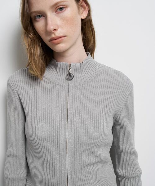 ランバンスポール　ジップアップ　ニット レディースゴルフウェア Lanvin（ランバン) ジップアップ ニット