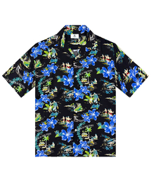 THESHIRTHOUSE（ザシャツハウス）の「Hawaiian Shirt Flower Islander - Black（シャツ/ブラウス）」