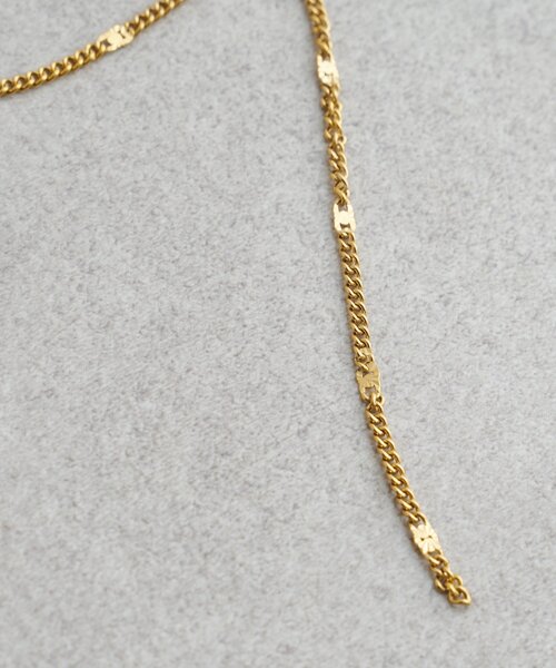 SHENERY（シーナリー）の「ダブルエッジネックレス（ネックレス・レディース・ゴールド・FREE）」の4枚目の写真
