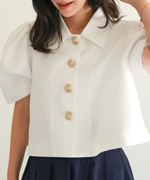 DONOBAN（ドノバン）の「【FU-FU de ODEKAKE /rina×Donobanコラボ】 ポワンジャケット メール便[C]（その他アウター・レディース・ホワイト・ONE SIZE）」の2枚目の写真