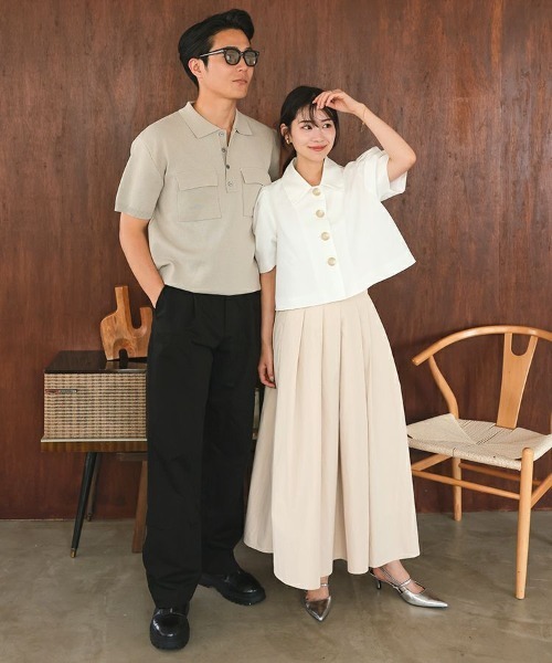 DONOBAN（ドノバン）の「【FU-FU de ODEKAKE /rina×Donobanコラボ】 ポワンジャケット メール便[C]（その他アウター・レディース・ホワイト・ONE SIZE）」の12枚目の写真