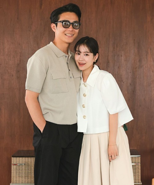 DONOBAN（ドノバン）の「【FU-FU de ODEKAKE /rina×Donobanコラボ】 ポワンジャケット メール便[C]（その他アウター・レディース・ホワイト・ONE SIZE）」の13枚目の写真