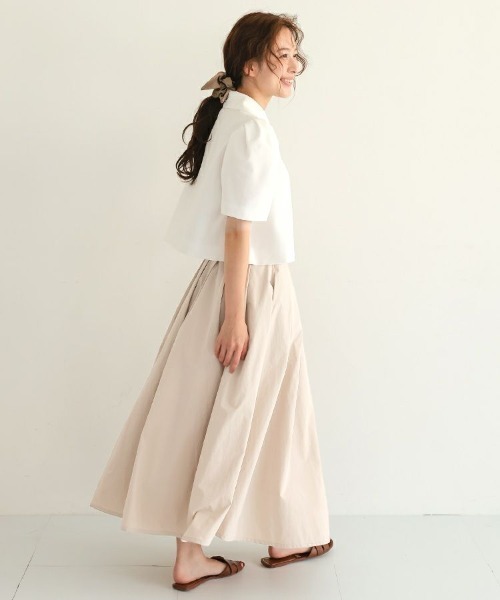 DONOBAN（ドノバン）の「【FU-FU de ODEKAKE /rina×Donobanコラボ】 ポワンジャケット メール便[C]（その他アウター・レディース・ホワイト・ONE SIZE）」の16枚目の写真