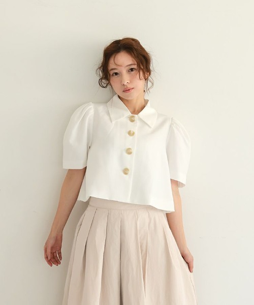 DONOBAN（ドノバン）の「【FU-FU de ODEKAKE /rina×Donobanコラボ】 ポワンジャケット メール便[C]（その他アウター・レディース・ホワイト・ONE SIZE）」の17枚目の写真