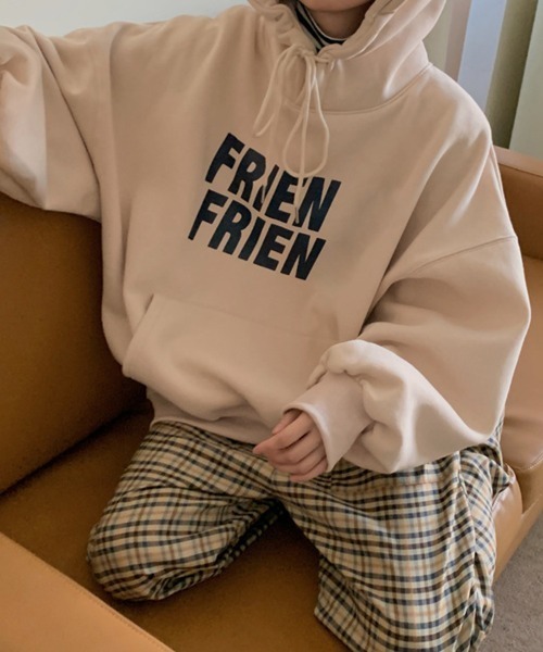 Flugge（フラッジー）の「ロゴプリントパーカー（パーカー・レディース・アイボリー/グレー・LARGE/MEDIUM）」の12枚目の写真