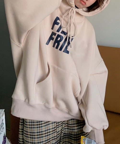 Flugge（フラッジー）の「ロゴプリントパーカー（パーカー・レディース・アイボリー/グレー・LARGE/MEDIUM）」の5枚目の写真