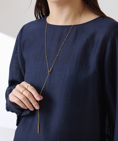 PAPILLONNER（パピヨネ）の「ステンレス2WAYネックレス（ネックレス・レディース・シルバー/ゴールド・FREE）」の4枚目の写真