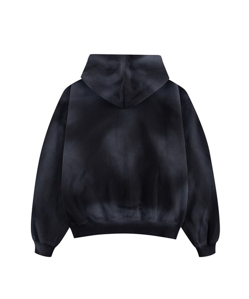 SPLR(エス・ピー・エル・アール)の「ジップフーディ|Dust Spray Dyed Zip Hoodie|SPLR(パーカー・メンズ・ブラック/グレー・X-LARGE/LARGE/MEDIUM/SMALL)」の3枚目の写真