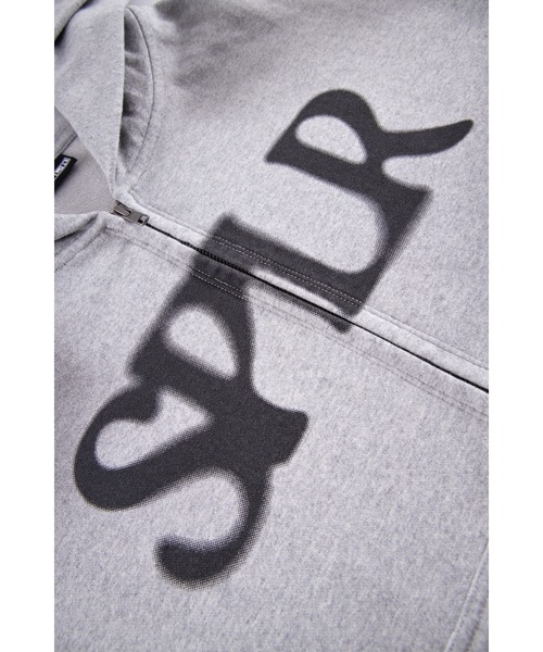SPLR(エス・ピー・エル・アール)の「ジップフーディ|Dust Spray Dyed Zip Hoodie|SPLR(パーカー・メンズ・ブラック/グレー・X-LARGE/LARGE/MEDIUM/SMALL)」の11枚目の写真