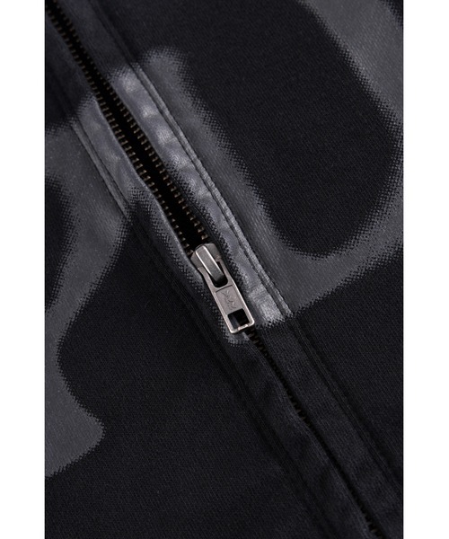SPLR(エス・ピー・エル・アール)の「ジップフーディ|Dust Spray Dyed Zip Hoodie|SPLR(パーカー・メンズ・ブラック/グレー・X-LARGE/LARGE/MEDIUM/SMALL)」の5枚目の写真