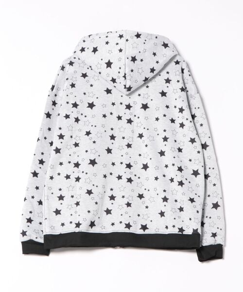 WEGO（ウィゴー）の「WEGO/星柄フルジップフーディーパーカー