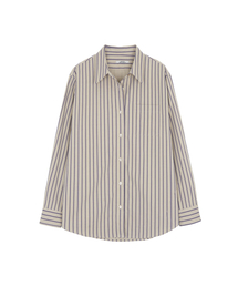MATISSE THE CURATOR（マティスザキュレーター）の「ワンポケットストライプシャツサンドバイオレット（シャツ/ブラウス）」