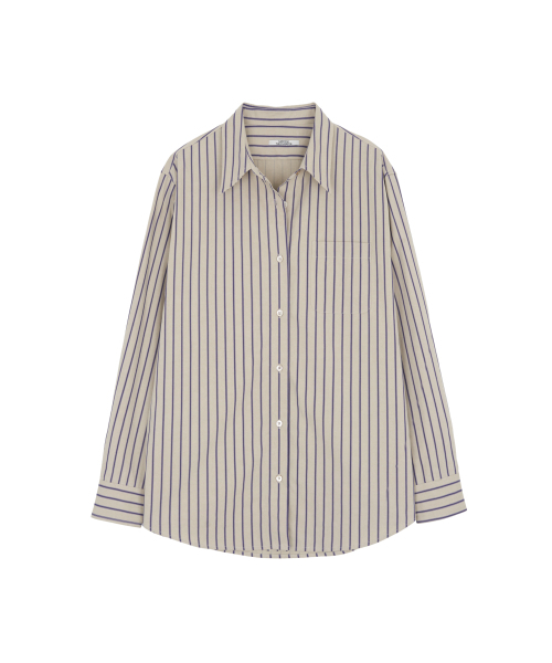 MATISSE THE CURATOR(マティスザキュレーター)の「ワンポケットストライプシャツサンドバイオレット(シャツ/ブラウス・メンズ・その他・1/2/3)」の1枚目の写真