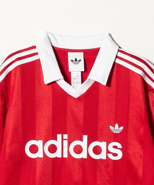 adidas Originals(アディダスオリジナルス)の「<adidas Originals>アーカイブカラー エンジニアード ジャージ(Tシャツ/カットソー・メンズ・レッド/ブラック・L/XL/M)」の4枚目の写真