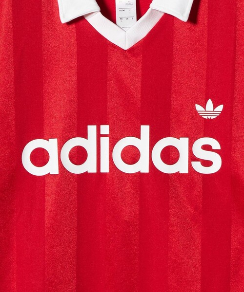 adidas Originals(アディダスオリジナルス)の「<adidas Originals>アーカイブカラー エンジニアード ジャージ(Tシャツ/カットソー・メンズ・レッド/ブラック・L/XL/M)」の6枚目の写真