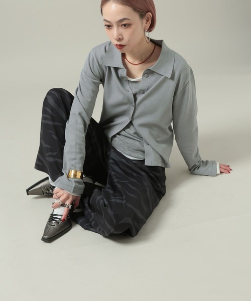 PAGEBOY（ページボーイ）の「【mei企画】エリツキカーディガン（カーディガン/ボレロ・レディース・グレー/ブラック/グリーン・FREE）」の22枚目の写真