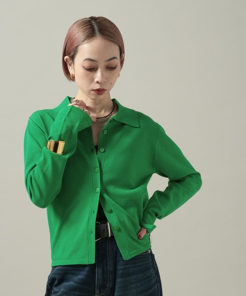 PAGEBOY（ページボーイ）の「【mei企画/PAGEBOY】エリツキカーディガン（カーディガン/ボレロ・レディース・グレー/ブラック/グリーン・FREE）」の15枚目の写真