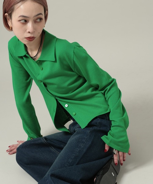 PAGEBOY（ページボーイ）の「【mei企画/PAGEBOY】エリツキカーディガン（カーディガン/ボレロ・レディース・グレー/ブラック/グリーン・FREE）」の16枚目の写真