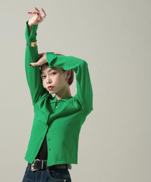 PAGEBOY（ページボーイ）の「【mei企画/PAGEBOY】エリツキカーディガン（カーディガン/ボレロ・レディース・グレー/ブラック/グリーン・FREE）」の19枚目の写真